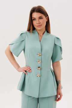 Брюки, жакет Ambera Style 2156-1 мята - фото 3