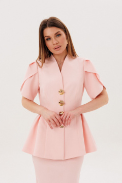 Жакет, юбка Ambera Style 2157 пудра - фото 2