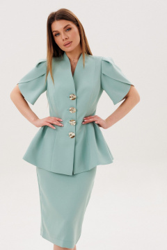 Жакет, юбка Ambera Style 2157-1 мята - фото 4