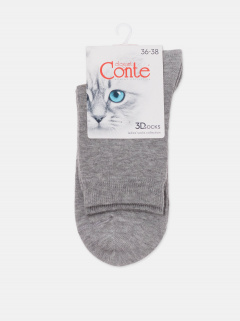 Носки CONTE 3DSOCKS серый меланж 24С-2СП 000 - фото 1