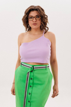 Жакет, топ, юбка Anelli 1831 летний_зеленый - фото 3