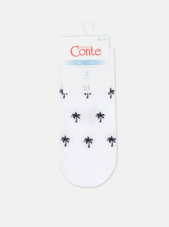 Носки CONTE ACTIVE белый-черный 23С-111СП 589 - фото 2