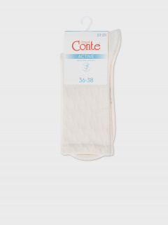 Носки CONTE ACTIVE молочный 24С-73СП 620 - фото 4