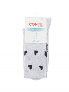 Носки CONTE ACTIVE светло-серый 20С-20СП 708 - фото 1