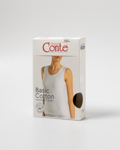 Майка CONTE BASIC COLLECTION LM 2020 черный 20С-1060ТСП в коробке - фото 1