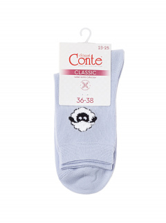 Носки CONTE CLASSIC бледно-фиолетовый 24С-151СП 681 - фото 1