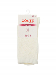 Носки CONTE CLASSIC молочный 25С-35СП 787 - фото 1