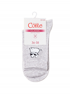 Носки CONTE CLASSIC светло-серый 24С-151СП 677 - фото 2