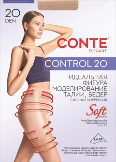 Колготки CONTE CONTROL 20 bronze 8С-75СП - фото 1