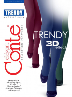 Колготки CONTE TRENDY 150 chocolate 8С-57СПТ - фото 3