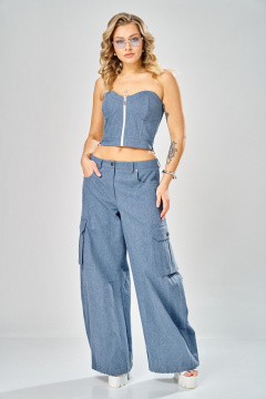 Топ ARTELLA А-1045 голубой - фото 4