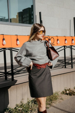 Юбка 16:48 GA132 графит - фото 4