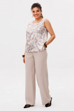 Брюки, жакет, топ Anelli 1672 цветение_яблонь - фото 3