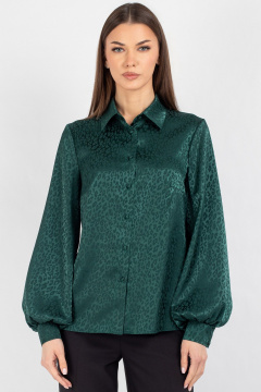 Блуза VIZAVI 741 изумруд - фото 2