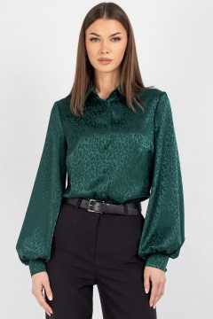 Блуза VIZAVI 741 изумруд - фото 1