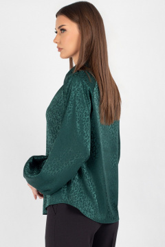 Блуза VIZAVI 742 изумруд - фото 3