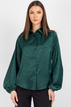 Блуза VIZAVI 742 изумруд - фото 1