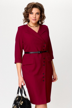 Платье Твой имидж 2313 винный - фото 5