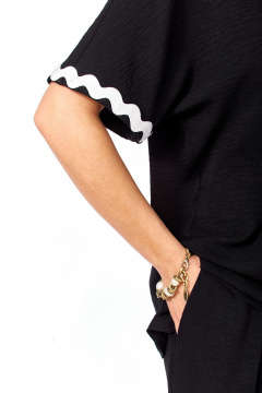 Брюки, топ Grace for you 274 черный - фото 5