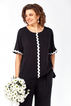 Брюки, топ Grace for you 274 черный - фото 2