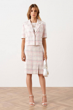 Юбка Nelva 4842 молочно-розовый - фото 1