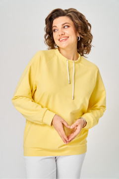 Джемпер Rumoda 2270 желтый - фото 5