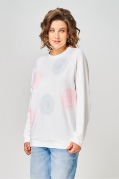 Джемпер Rumoda 2286 молочный - фото 4