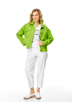 Жакет Condra 15117 зеленое яблоко - фото 5