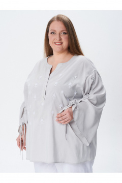 Блуза Condra 16285 серый - фото 4