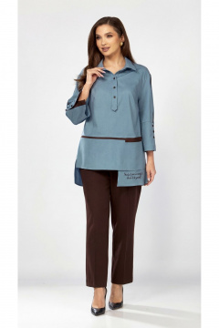 Брюки, туника ZigzagStyle 628 - фото 1