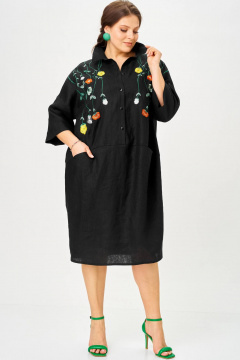 Платье SOVA 11318 чёрный - фото 1