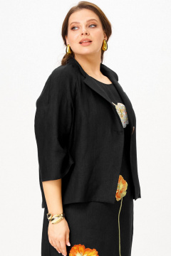 Жакет SOVA 11328 черный - фото 2