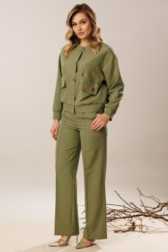 Брюки, жакет Faufilure C1913 хаки - фото 1