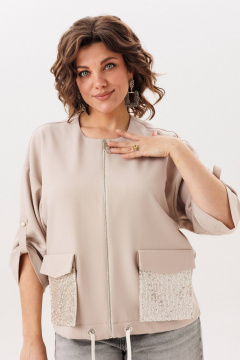 Жакет Anelli 1788 ванильное_сияние - фото 1