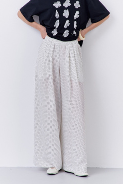 Брюки, джемпер FLAIM 2080 черный+белый_горох - фото 5