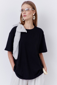 Брюки, джемпер FLAIM 2083 черный+белый_горох - фото 3