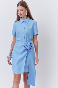 Блуза, юбка FLAIM 2094 голубой - фото 3