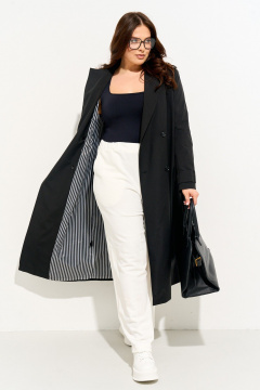 Плащ IVA 1721 черный - фото 4