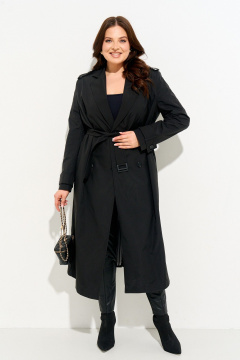 Плащ IVA 1721 черный - фото 1