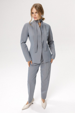 Брюки, жакет PiRS 6290 серо-голубой_с_бежевым_меланжем - фото 2