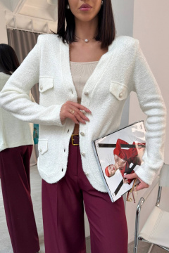 Жакет Belange 3492 молочный - фото 5