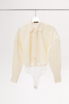 Рубашка PiRS 6226 сливочный - фото 4