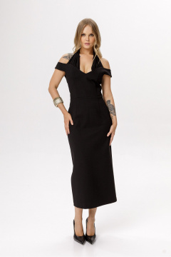Платье PiRS 6541 черный - фото 1