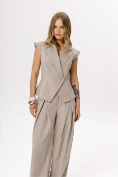 Жилет PiRS 6543 бежевый - фото 1