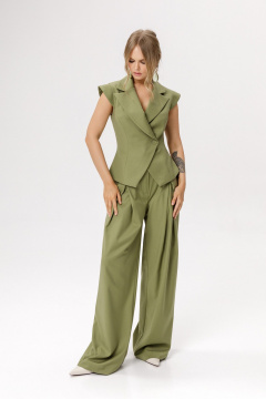 Жилет PiRS 6543 оливковый - фото 4