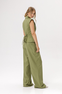 Брюки PiRS 6544 оливковый - фото 4