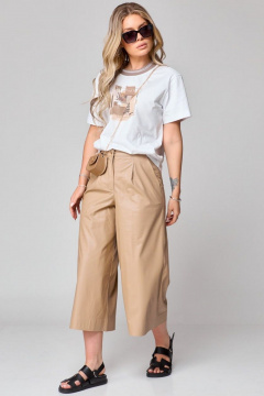 Брюки Laikony L-168-2 бежевый - фото 2