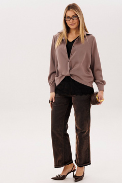 Блуза Anelli 1663 поцелуй_капучино - фото 2