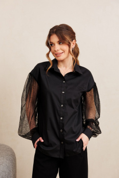 Блуза AMORI 6503 черный - фото 1