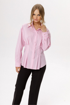 Брюки, рубашка PiRS 6555 розовый+черный - фото 2